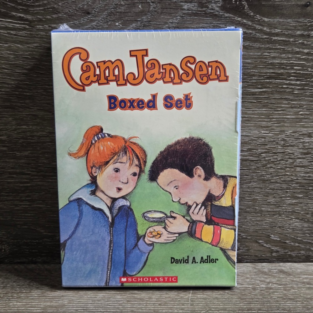 Scholastic Cam Jansen Boxed Set 8 Books Kids Multi Mystery David A Adler New
